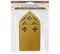 Stamperia - Crafty Shapes for Scrapbooks, Albums, Cards, Bullet Journals and More, Decorate with Papers and Paint, Perfect for Hobbies, Crafts, and Gifting (Venice, City of Art - Window)