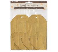 Stamperia - Crafty Shapes for Scrapbooks, Albums, Cards, Bullet Journals and More, Decorate with Papers and Paint, Perfect for Hobbies, Crafts, and Gifting (Baby, Plates)
