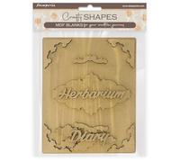 Stamperia - Crafty Shapes for Scrapbooks, Albums, Cards, Bullet Journals and More, Decorate with Papers and Paint, Perfect for Hobbies, Crafts, and Gifting (Herbarium Silvae, Diary Cover)