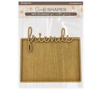 Stamperia - Crafty Shapes for Scrapbooks, Albums, Cards, Bullet Journals and More, Decorate with Papers and Paint, Perfect for Hobbies, Crafts, and Gifting (Furry Friends, Plate Friends)