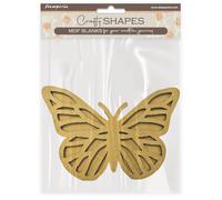 Stamperia - Crafty Shapes for Scrapbooks, Albums, Cards, Bullet Journals and More, Decorate with Papers and Paint, Perfect for Hobbies, Crafts, and Gifting (Quiet Days, Butterfly)