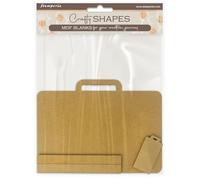 Stamperia - Crafty Shapes for Scrapbooks, Albums, Cards, Bullet Journals and More, Decorate with Papers and Paint, Perfect for Hobbies, Crafts, and Gifting (Secret Diary, Suitcase)