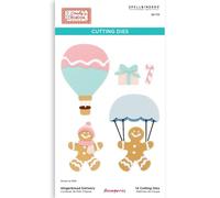 Stamperia - Cutting Dies for Scrapbooks, Albums, Cards, and More, Create Decorations with Natural Elements, Perfect for Crafts and Gifting (Candy Christmas) (Gingerbread Delivery)