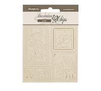 Stamperia Dewdrops Papel Decorativo, marrón, 14 x 14 x 0,1 cm