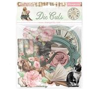 Stamperia - Die Cuts for Scrapbooks, Albums, Cards, Bullet Journals and More, Laser Cut Cardboard Shapes, Easy to Glue, Perfect for Hobbies, Crafts, and Gifting (House of Roses) (Assorted)