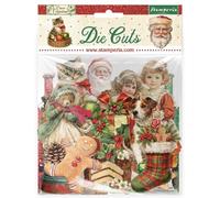 Stamperia - Die Cuts for Scrapbooks, Albums, Cards, Bullet Journals and More, Laser Cut Cardboard Shapes, Easy to Glue, Perfect for Hobbies, Crafts and Gifting (Classic Christmas) (Assorted)