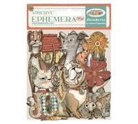 Stamperia - Ephemera for Scrapbooking, Albums, Card Making, Bullet Journalling and More, Adhesive Paper Cut Outs, Easy to Apply, Perfect for Hobbies, Crafts, and Gifting (Furry Friends)