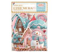 Stamperia - Ephemera for Scrapbooking, Albums, Card Making, Bullet Journalling and More, Adhesive Paper Cut Outs, Easy to Apply, Perfect for Hobbies, Crafts, and Gifting (Candy Christmas)