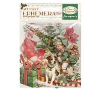 Stamperia - Ephemera for Scrapbookums, Albums, Card Making, Bullet Journalling and More, Adhesive Paper Cut Outs, Easy to Apply, Perfect for Hobbies, Crafts and Gifting (Classic Christmas)