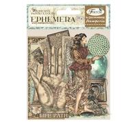 Stamperia - Ephemera for Scrapbookums, Albums, Card Making, Bullet Journalling and More, Adhesive Paper Cut Outs, Easy to Apply, Perfect for Hobbies, Crafts, and Gifting (Fortune) (33 Pieces)