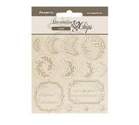 Stamperia Fichas Decorativas, 0, Assorted