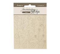 Stamperia Fichas Decorativas, Beige, 14 x 14 x 0,1 cm