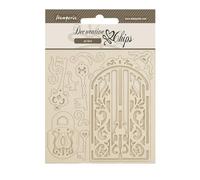 Stamperia Fichas Decorativas, marrón, 14 x 14 x 0,1 cm
