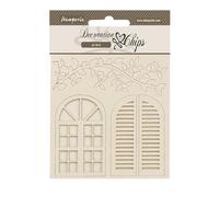 Stamperia Fichas Decorativas, marrón, 14 x 14 x 0,1 cm