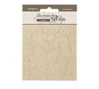 Stamperia Fichas Decorativas, marrón, 14 x 14 x 0,1 cm