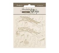 Stamperia Fichas Decorativas, Multicolor, 14 x 14 x 0,1 cm