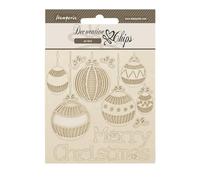 Stamperia Fichas Decorativas, Multicolor, 14 x 14 x 0,1 cm