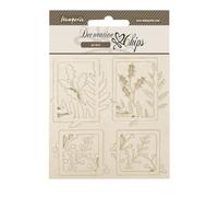 Stamperia Fichas Decorativas, Multicolor, Assorted