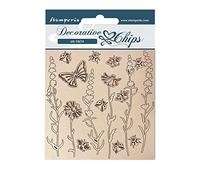 Stamperia - Fichas Decorativas Provenza Flores y Mariposas