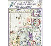 Stamperia Flower Alphabet Cards Collection-Alfabeto de Flores, Varios, mixto