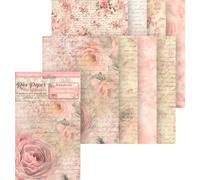 Stamperia, Fondo de papel de arroz A6 Shabby Rose