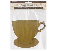 Stamperia - Formas artesanales para álbumes de recortes, álbumes, tarjetas y diarios de balas, decoración con papeles y pintura, perfecto para aficiones, manualidades y regalos (Golden Harmony - Cup)