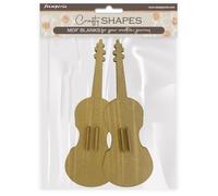 Stamperia - Formas artesanales para álbumes de recortes, álbumes, tarjetas y diarios de balas, decoración con papeles y pintura, perfecto para aficiones, manualidades y regalos (música - violín) (3