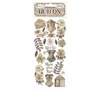 Stamperia - Frote para álbumes de recortes, álbumes, tarjetas, diarios de balas y más, imágenes de transferencia fácil en papel y otras superficies, perfecto para manualidades y regalos (corsets)