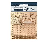 Stamperia International Chips-Alice Fichas Decorativas-Alicia Wall, Varios, 9,5 x 9,5 cm