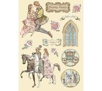 Stamperia International Coloured Frame-Sleeping Beauty Marco de Colores - Bella Durmiente, Varios, A5
