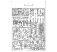 STAMPERIA INTERNATIONAL, KFT K3PTA5607 Soft Mould A5-Alchemy Patchwork, Various 6