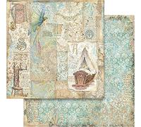 STAMPERIA INTERNATIONAL, KFT Papel lubricante de Doble Cara - Sleeping Beauty Cuna, Multicolor, 30.5x30.5 cm