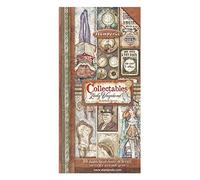 STAMPERIA INTERNATIONAL, KFT SBBV14 Collectables 10 hojas cm, 5 (6"x12") -Lady Vagabond Lifestyle, Various, 15 x 30,5 cm