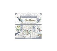 STAMPERIA INTERNATIONAL, KFT Stamperia Romantic Sea Dream - Mini bloc de recortes, Multicolor, 8 x 8 inches, SBBS35