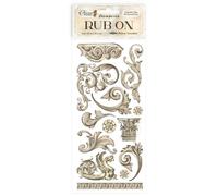 Stamperia International KFT Stamperia Rub On-Figura Decorativa (10,16 x 21,6 cm), diseño de Sir Vagabond, Multicolor, 4.0 x 8.5 in