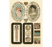 Stamperia International Klimt-Bag - Asas y corazones de colores, varios tamaños A5