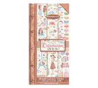 Stamperia International Stamperia-Collectables-Create Happiness Oh La La!, multicolor, 15 x 30,5 cm