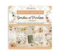 Stamperia International Stamperia-Scrapbooking Pad-Garden of Promises, Blanco, OSFA