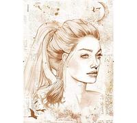 Stamperia INTL, KFT (3PL) Lady Papel de arroz Pack A3