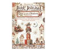 Stamperia - Junk Journal Stickers, Cut-Outs, and Backgrounds for Scrapbooks, Albums, Card Making, Bullet Journalling and More, Perfect for Hobbies, Crafts, and Gifting (Gear Up for Christmas)
