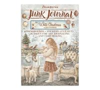 Stamperia - Junk Journal Stickers, Die-Cuts and Backgrounds for Scrapbooks, Albums, Card Making and More, Perfect for Hobbies and Craft (White Christmas)