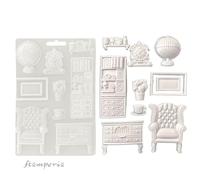Stamperia K3PTA4583 Soft Mould A4, blanco, 14,8 x 21 x 1,1 cm