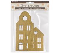Stamperia KLSM10 Crafty Shapes, Brown, 20 x 0,5 x 16 cm