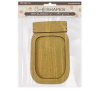 Stamperia Formas artesanales, marrón, 20 x 0,5 x 16 cm