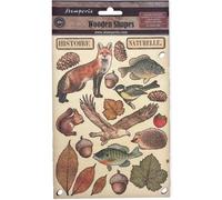 Stamperia KLSP171 Colored Wooden Shape, Brown, One Size