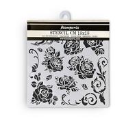 Stamperia KSTDQ104 - Plantillas con diseño de rosa, multicolor, 18 x 18 x 0,2 cm