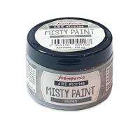 Stamperia - Misty Paint for Crafts and Mixed Media Projects, Vibrant and High-Coverage, Blends Beautifully when Misted with Water, Creates Unique Effects (150ml) (Graphite)