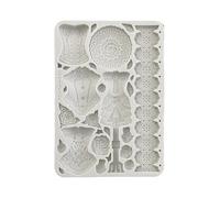 Stamperia - Molde de silicona A5 para álbumes de recortes, diarios y más, antiadherente, adecuado para arcilla seca al aire, resina y más, perfecto para manualidades y regalos (encaje antiguo, maniquí