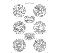 STAMPERIA Molde Flexible Fairy Winter Tales 21x29cm, Multicolor, talla única