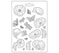 Stamperia Molde Flexible Sunflower Art Flowers A5